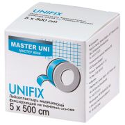 Лейкопластырь на тканевой основе 5*500см, Мастер Юни