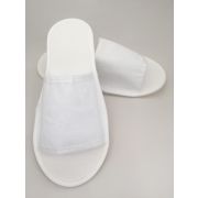 Одноразовые тапочки «Махровые-Оптима» нескользящие, белые (10 пар/упак.)