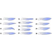 Лезвия стерильные №21 углеродистая сталь «ENSENT» /Yancheng Huida Medical/