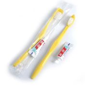 Одноразовая зубная щётка и одноразовая зуб.паста