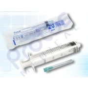 Шприц 20мл PROTOS (3-х комп) игла 21G (0,8*38мм) LUER LOCK (36 шт/упак)