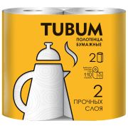 Бум.полотенца «TUBUM» 2-х сл. 2 рул/16