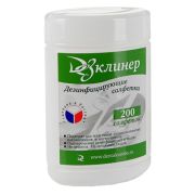 Салфетки ДезКлинер, БАНКА, 200шт/уп (МАРКА)