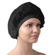 Шапочка медицинская «Шарлотта» SMS (100 шт) черная