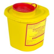 Емкость-контейнер одноразовый для сбора острого инструментария класса Б МК-01 «МедКом», объем 0,5 л