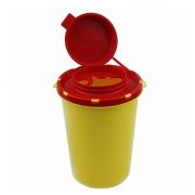 Емкость-контейнер для сбора острого-инструментария 2л. (желтый)
