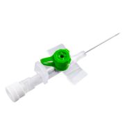 Канюля внутривенная G-18 с инъекционным портом, крыльями «Gloflon» (100шт)