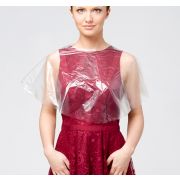 Пелерина ПЭТ на заязках, R-400, 50 шт